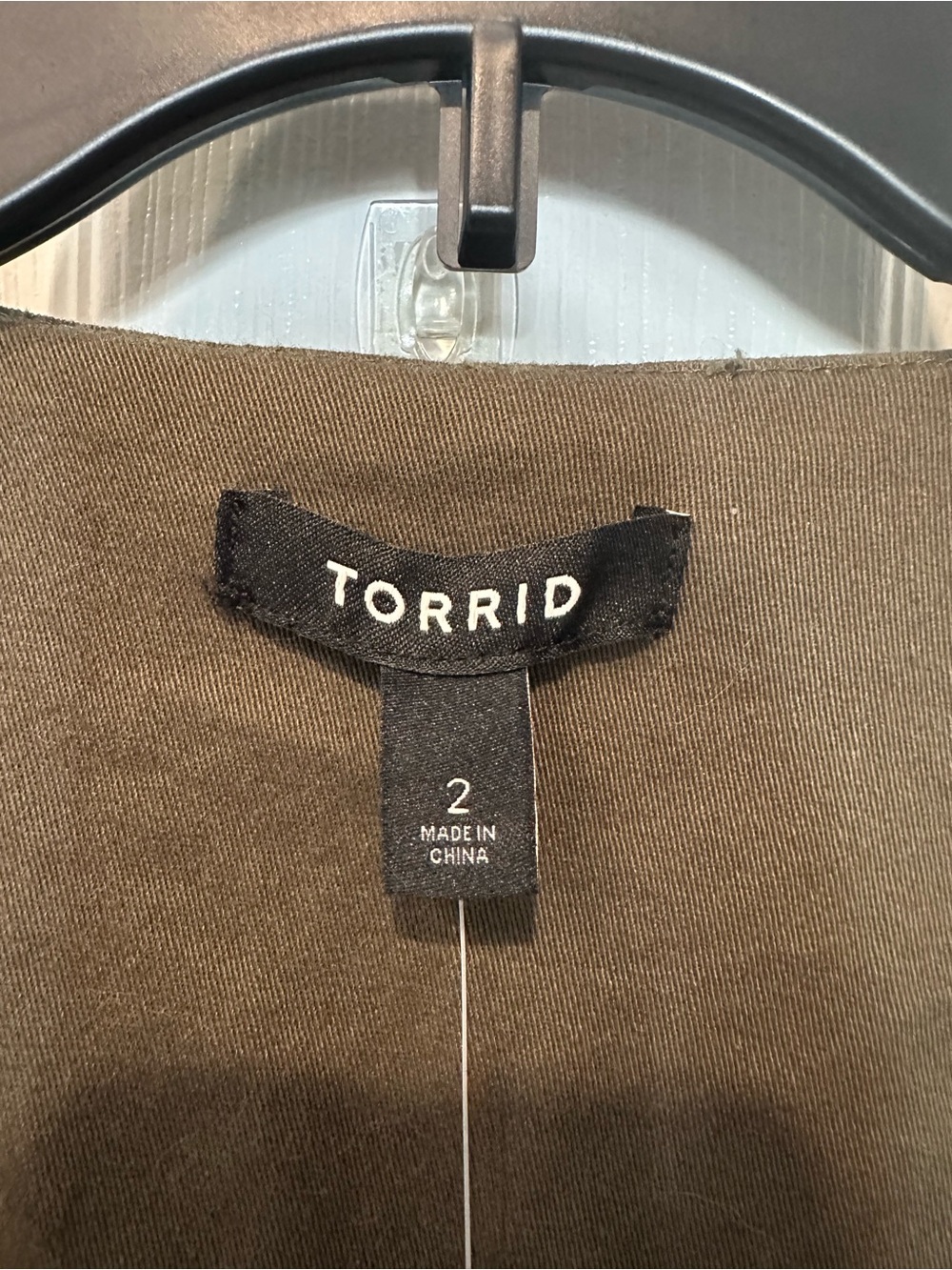 NWT Torrid Twill Peplum Military Jacket - Picture 2 of 9